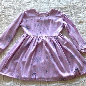 Girls FROZEN 2 dress with Elsa and Ana.